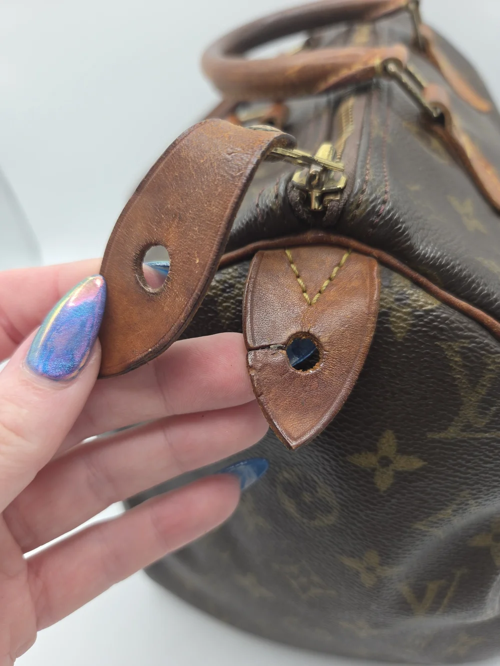 Vintage Louis Vuitton Speedy 30 W COA
